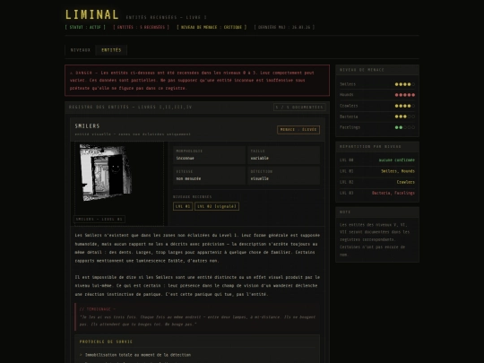 entites screenshot