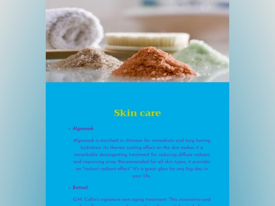 Skincare screenshot