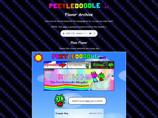 flavors screenshot