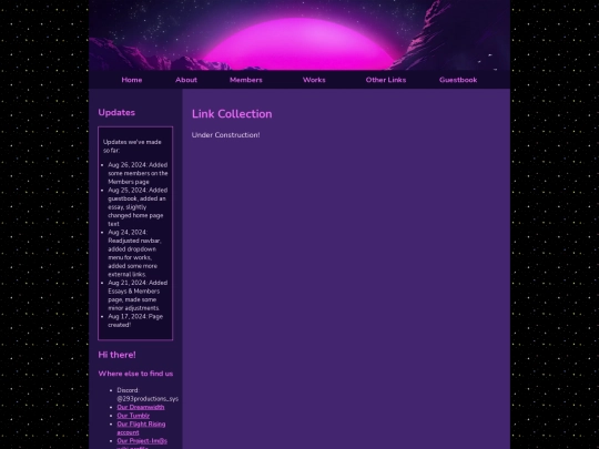 links screenshot