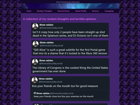 random_thoughts screenshot