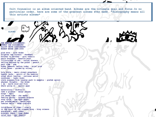 albums screenshot