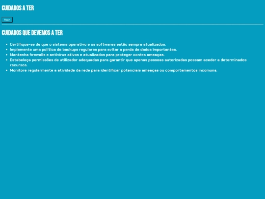 cuidados screenshot