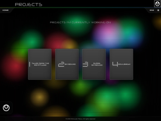 Pages/projects screenshot