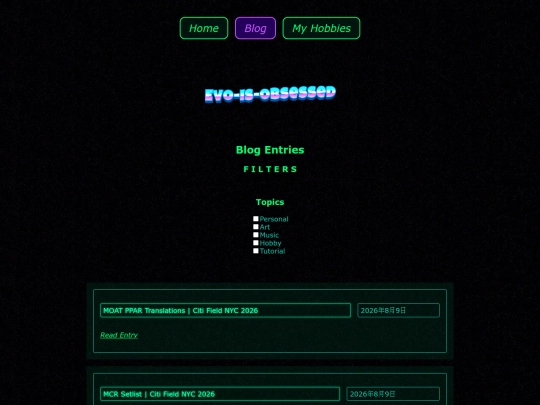 pages/blog screenshot