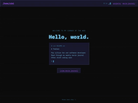 index screenshot