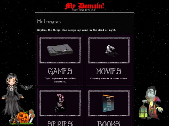 interests screenshot