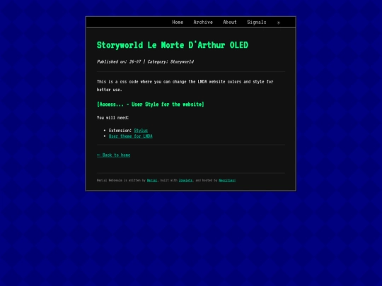 Section/2026-07-26-User-Style-LMDA screenshot