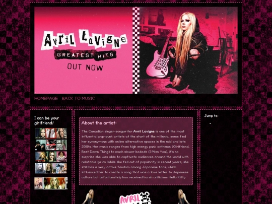 music/avril-lavigne screenshot