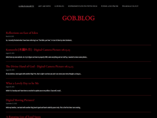 gobblog screenshot