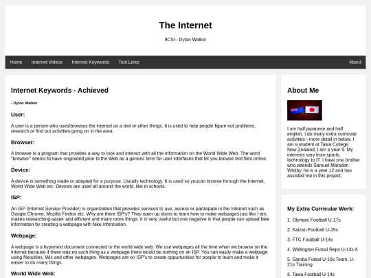 internetkeywords screenshot