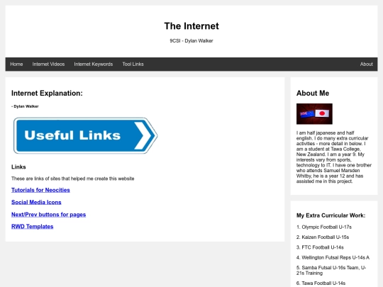 links screenshot