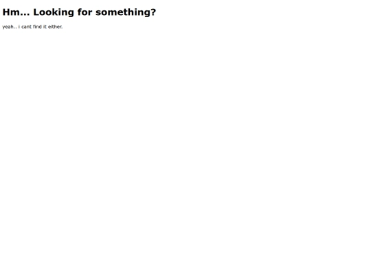 not_found screenshot