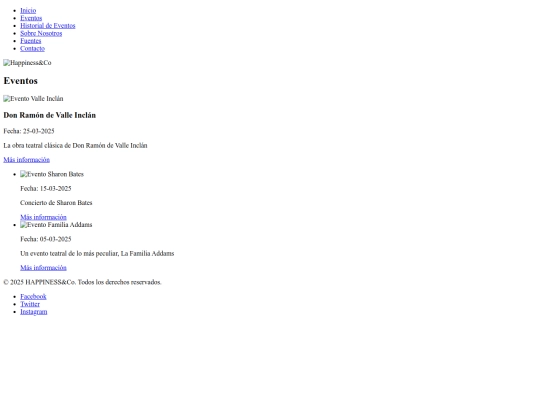 eventos screenshot
