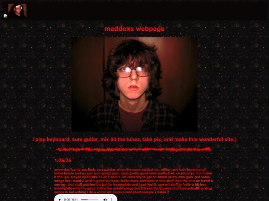journals/madx/maddoxs_page screenshot