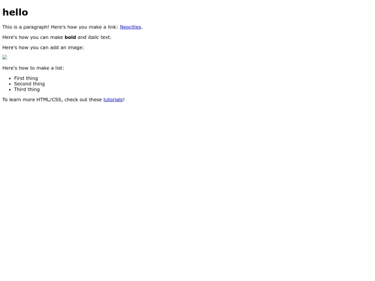 index screenshot