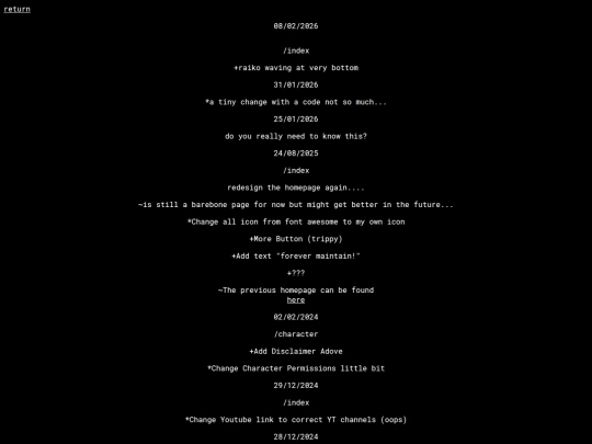 changelog screenshot