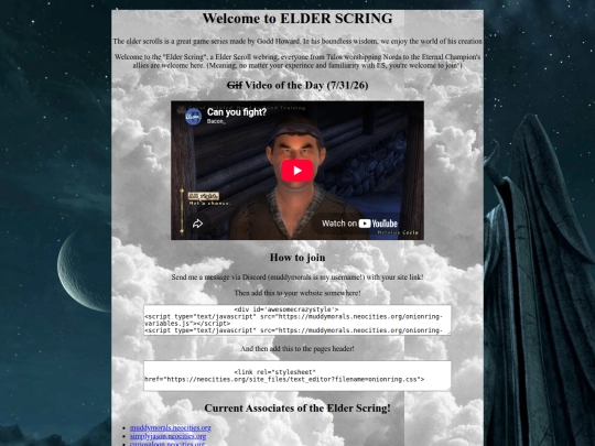 webring screenshot