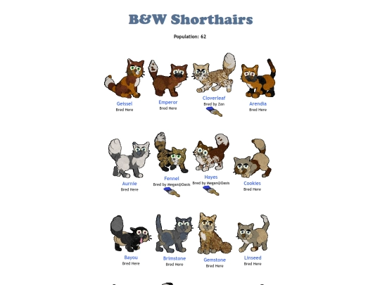 bw-shorthairs screenshot