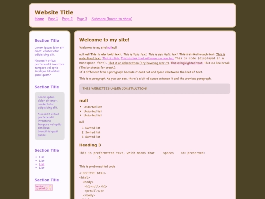 index screenshot
