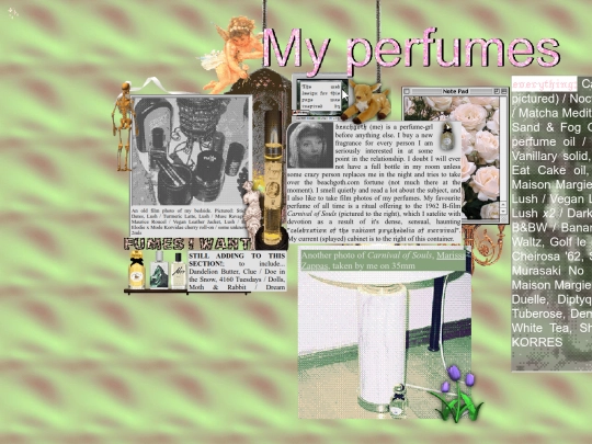 perfumes screenshot
