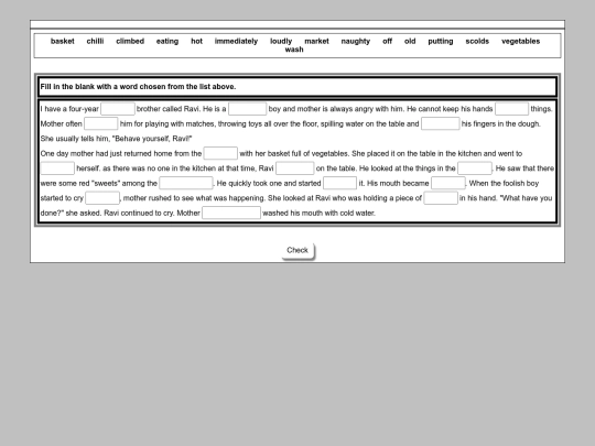 English/Miscellaneous_Activity/Close_Test/part_5 screenshot