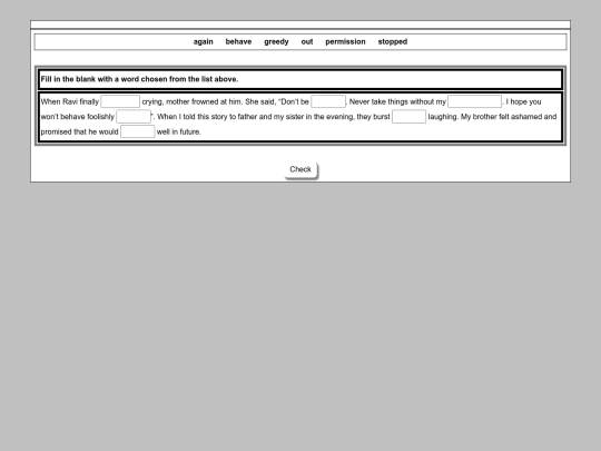 English/Miscellaneous_Activity/Close_Test/part_6 screenshot