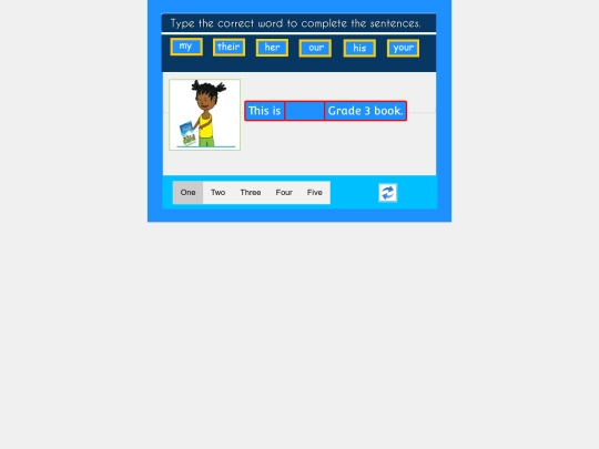 English/Miscellaneous_Activity/Grade3/1 screenshot