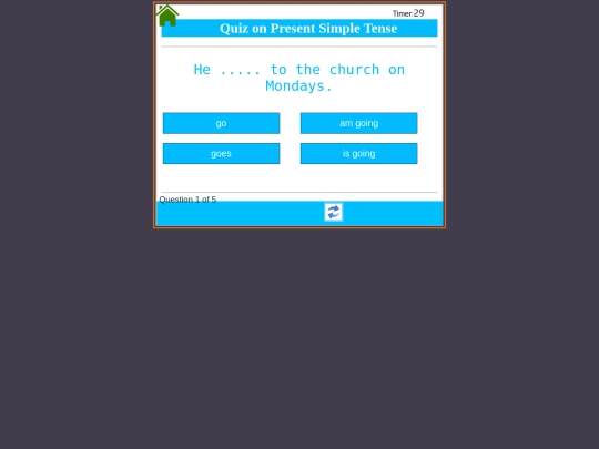 English/Miscellaneous_Activity/Simple Present Tense Part3/6/multiplechoice screenshot