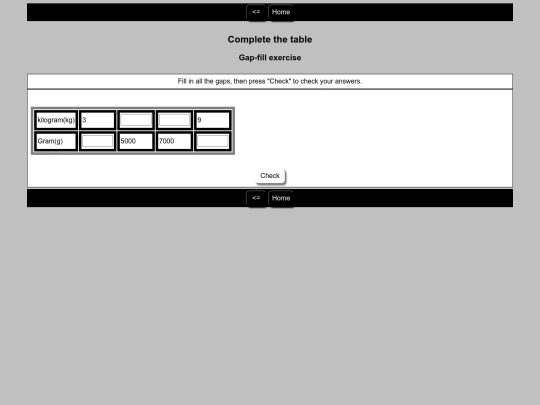 Maths/Mass/Conversion/3 screenshot
