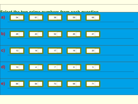 Maths/Prime  Numbers/1 screenshot