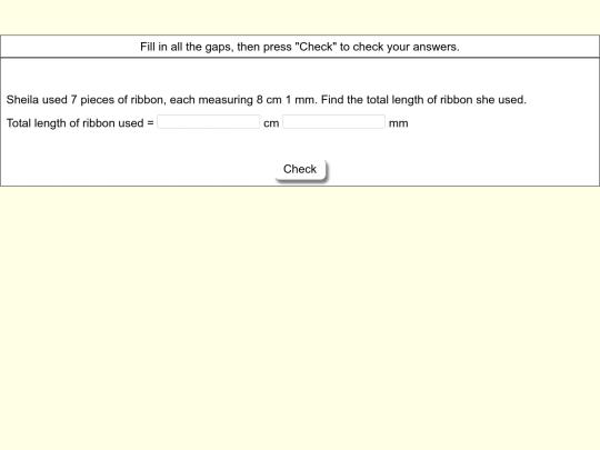 Maths/length/10/1 screenshot