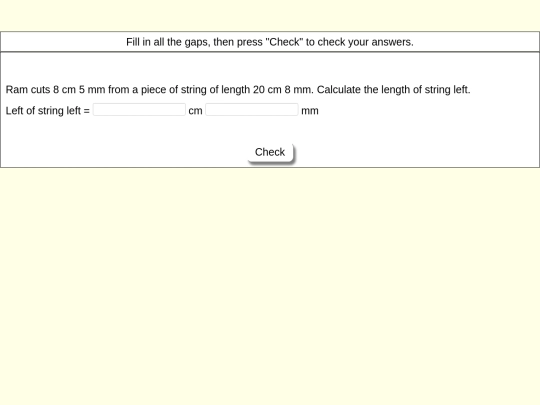 Maths/length/9/1 screenshot