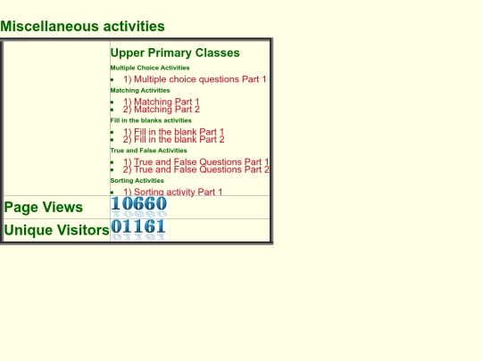 Science Webpages/miscellaneous screenshot