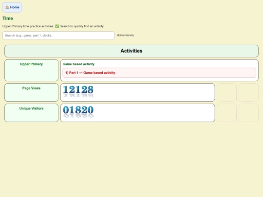 Time screenshot