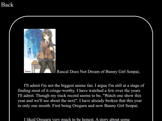 Blog/Bunnygirl screenshot