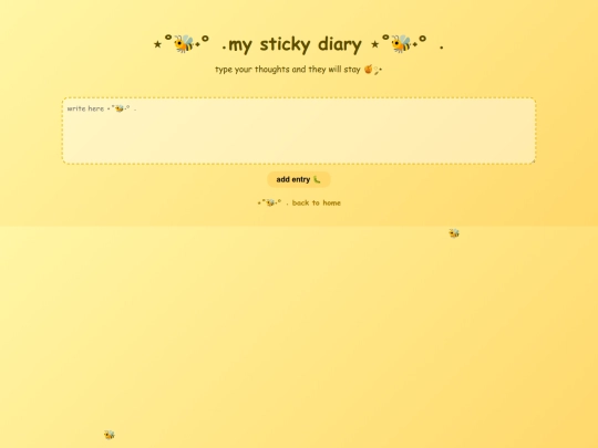 diary screenshot