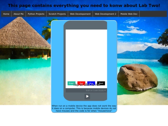 mobiledevq2 screenshot