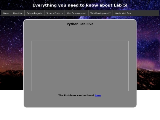 pythonLabFive screenshot