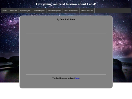 pythonLabFour screenshot