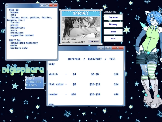 commissionsheet screenshot
