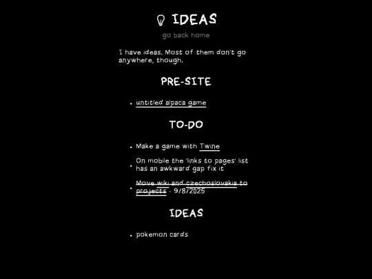ideas screenshot