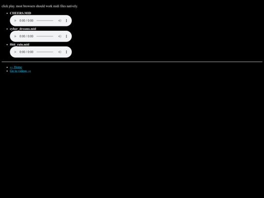 midis screenshot
