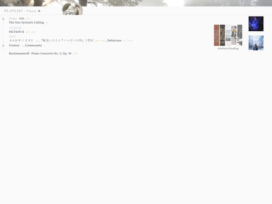 Other-Pages/Blog/Learning/Archive/I/Beyond/MyRooms/bedroom/Player/Playlist screenshot