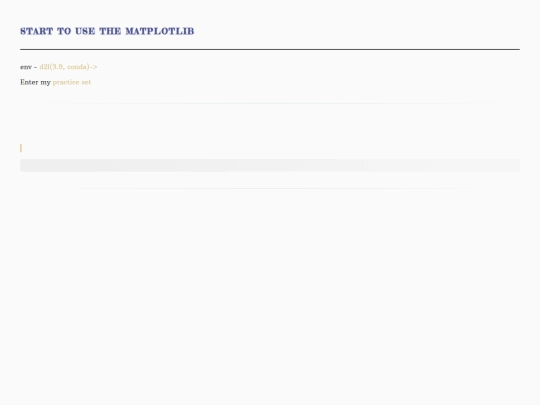 Other-Pages/Blog/Learning/Archive/IV/AI/II/III/Matplotlib/Intro/StartUseMatplotlib screenshot