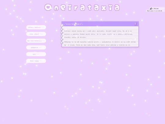 Kdo jsem/diary screenshot