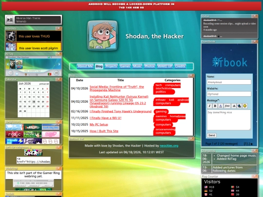 blog screenshot