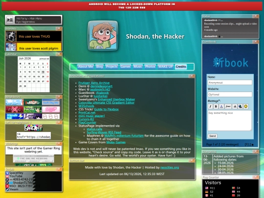 credits screenshot