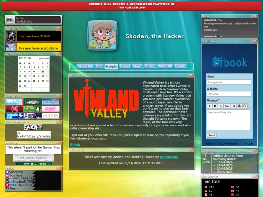 projects screenshot