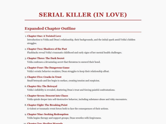 Sk_In_Love_Chapter_Outline screenshot